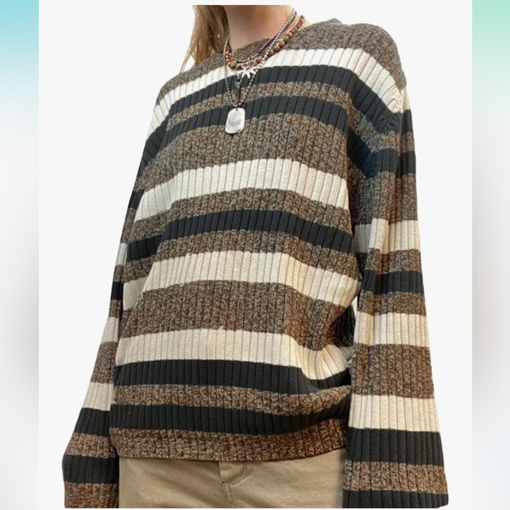 Oversized Y2K lightweight sweater